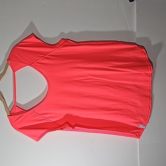 Women’s UA Fly-By Short Sleeve Neon Pink - Picture 2 of 11